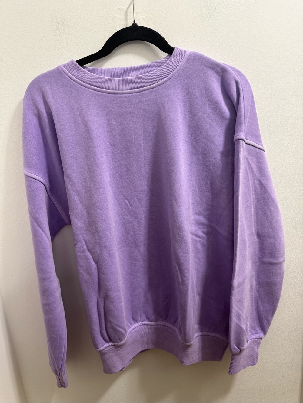 BTW-4502Y Zenana Lavender Fleece Pullover